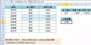 Excel多条件统计公式-图片3